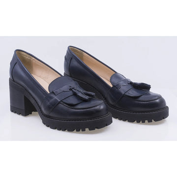 Pantofi dama casual piele naturala Caspian 371/2 bleumarin