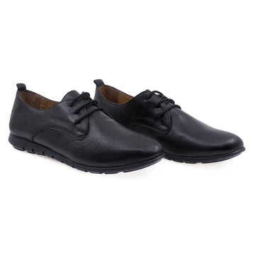 Pantofi dama casual piele naturala 82531 negru