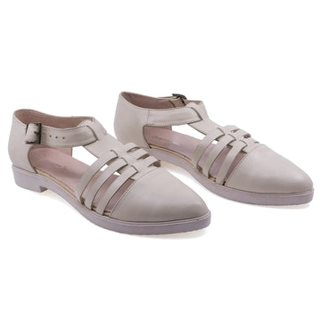 Pantofi Dama, Caspian, CAS, Galia, Casual, Piele naturala, Bej