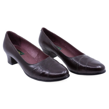 Pantofi Dama, 979, Casual, Piele naturala, Maro