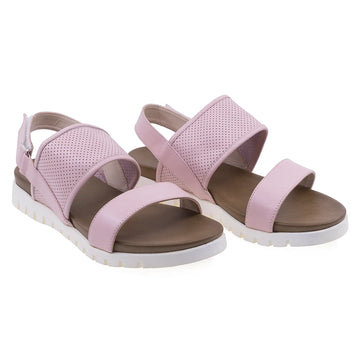 Sandale Dama, Caspian, CAS, V15, Casual, Piele naturala, Roz