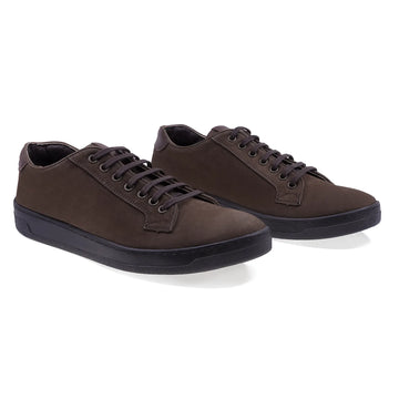 Pantofi Barbati, Caspian, Cas 107, Casual, Piele Nabuc, Maro