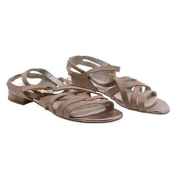 Sandale dama casual Veronesse piele naturala 386 camel