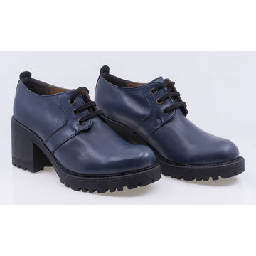 Pantofi dama casual piele naturala Caspian 371 albastru