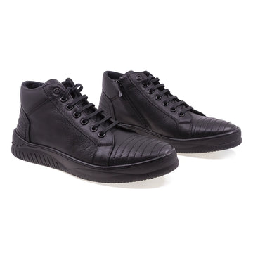 Ghete Barbati, Caspian, Cas 115, Casual, Piele Naturala, Negru