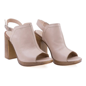 Sandale dama casual Caspian piele naturala VANESA/1 nud