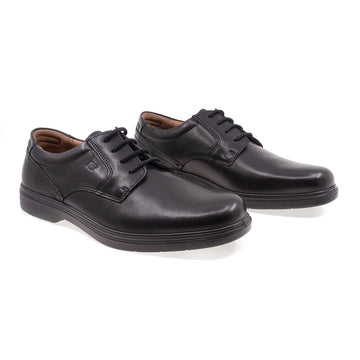 Pantofi Barbati, Caspian, Cas 180, Casual, Piele Naturala, Negru