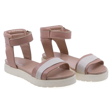 Sandale Dama, Caspian, Cas, Adina, Casual, Piele Naturala, Roz