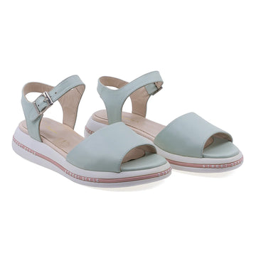 Sandale Dama, Caspian, CAS, Panda, Casual, Piele naturala, Vernil