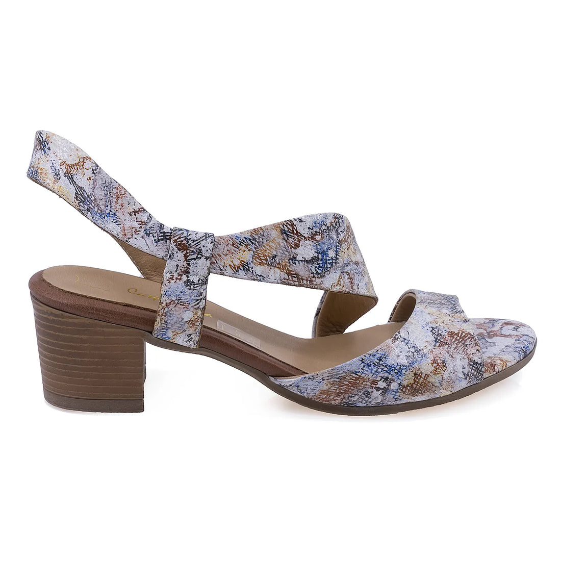 Sandale Dama, Caspian, CAS, Vera, Casual, Piele naturala, Flori