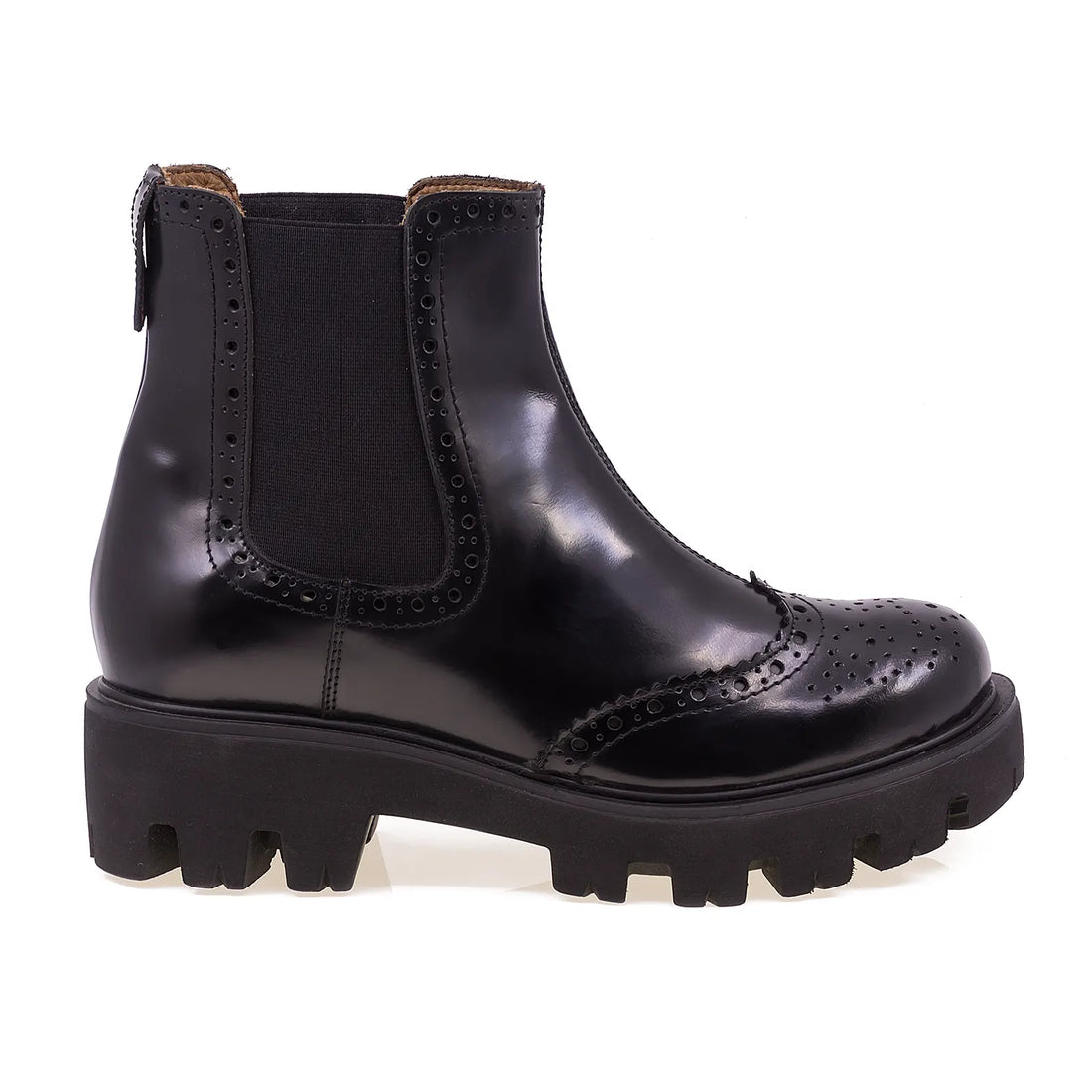 Ghete dama, Caspian, Cas-Tes, casual, piele lacuita, negru