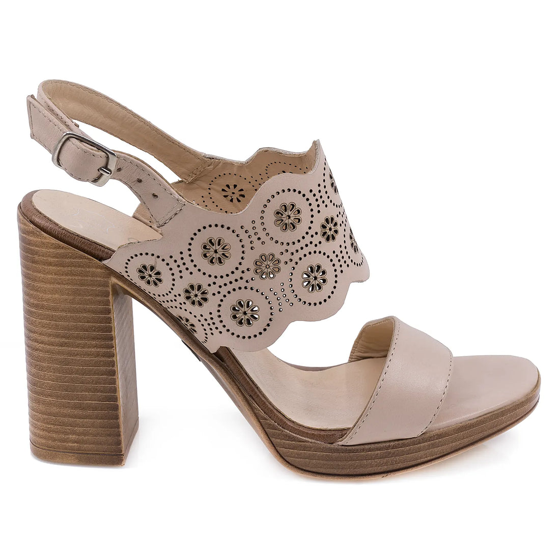 Sandale Dama, Caspian, CAS, Andra, Casual, Piele naturala, Nud