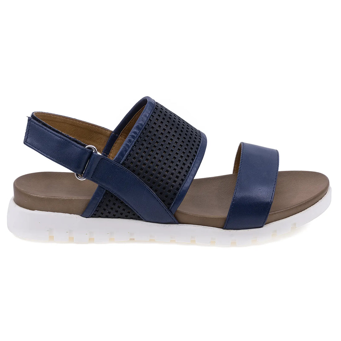 Sandale Dama, Caspian, CAS, V15, Casual, Piele naturala, Bleumarin