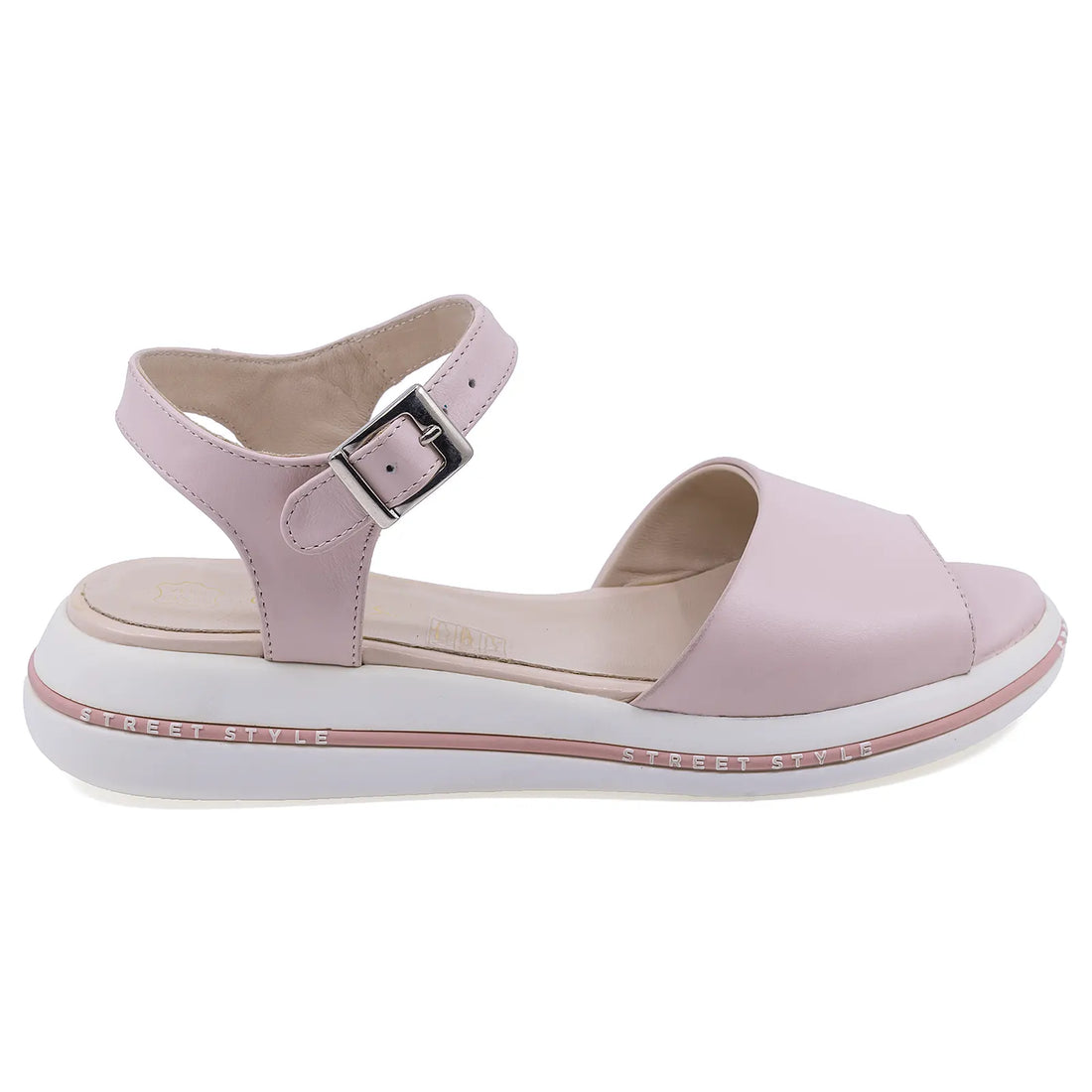 Sandale Dama, Caspian, CAS, Panda, Casual, Piele naturala, Nud