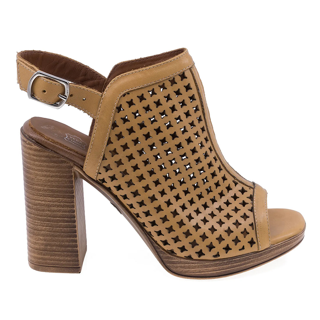 Sandale dama, Caspian, Cas-Vanesa-Lzr, Casual, Piele naturala, Mustar