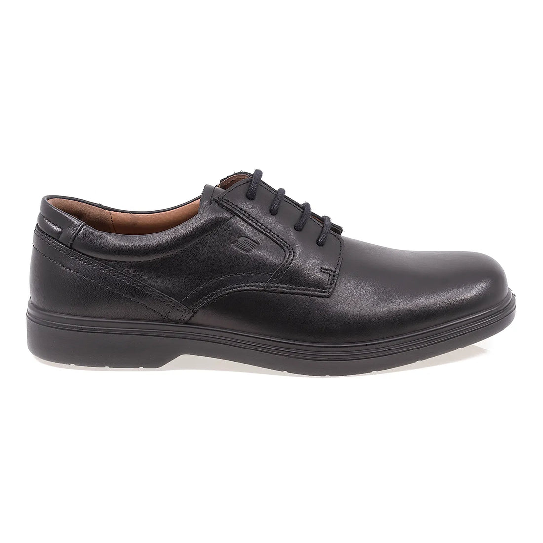 Pantofi Barbati, Caspian, Cas 180, Casual, Piele Naturala, Negru