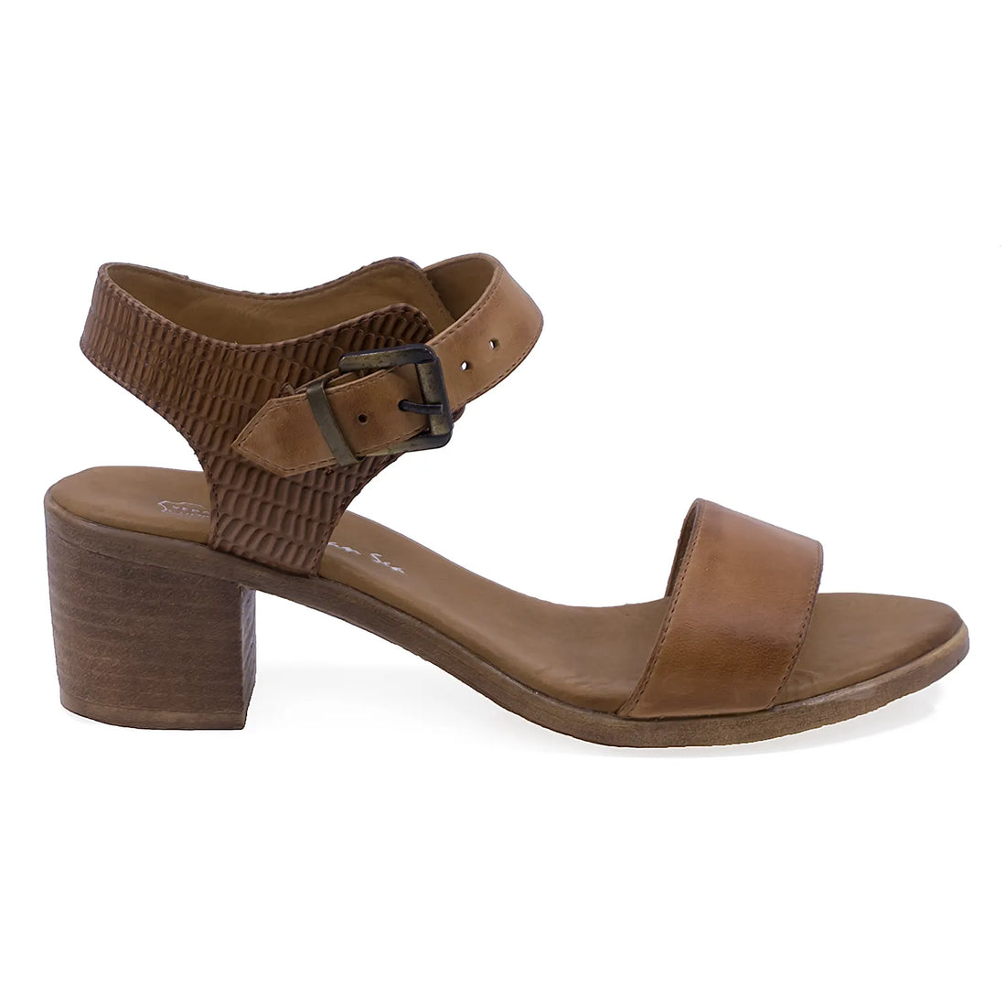 Sandale Dama, Caspian, CAS, Marta, Casual, Piele naturala, Coniac