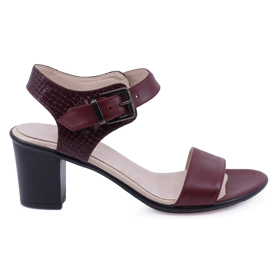 Sandale Dama, Caspian, CAS, Carla, Casual, Piele naturala, Bordo