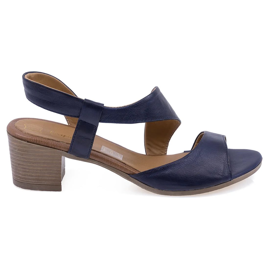 Sandale Dama, Caspian, CAS, Vera, Casual, Piele naturala, Bleumarin