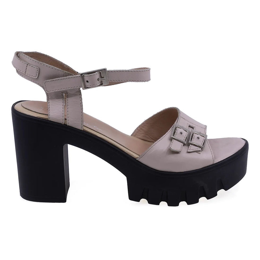 Sandale Dama, Caspian, CAS, Ana, Casual, Piele naturala, Nud