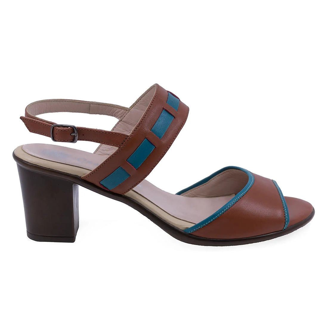 Sandale Dama, Caspian, CAS, Alina, Casual, Piele naturala, Maro/abs