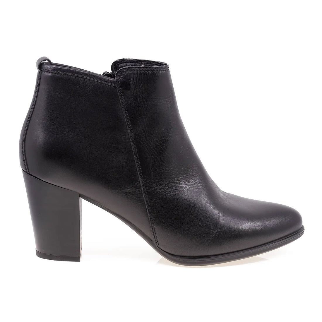 Ghete Dama, Caspian, Cas-3341, Casual, Piele Naturala, Negru