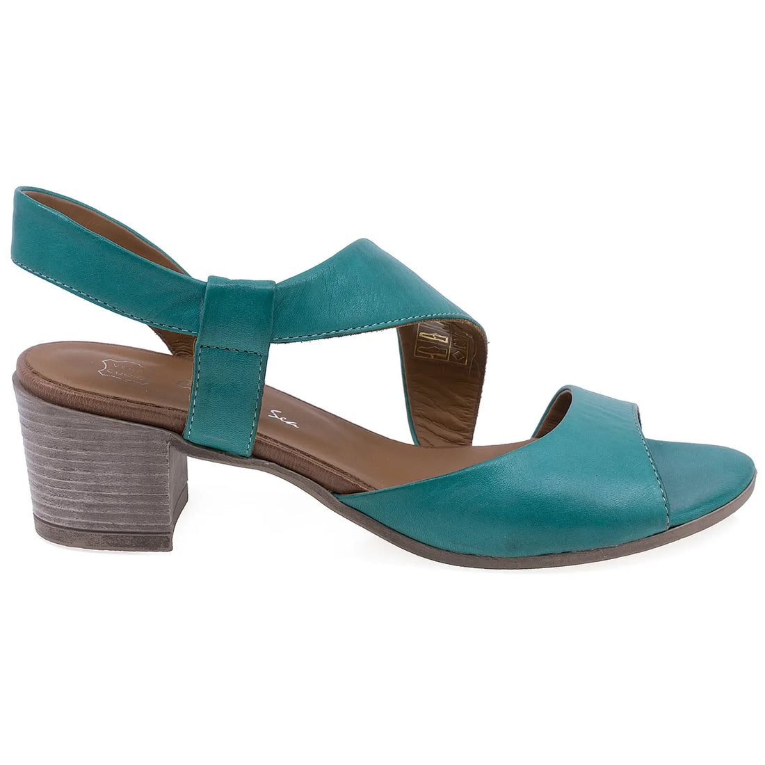 Sandale Dama, Caspian, CAS, Vera, Casual, Piele naturala, Verde