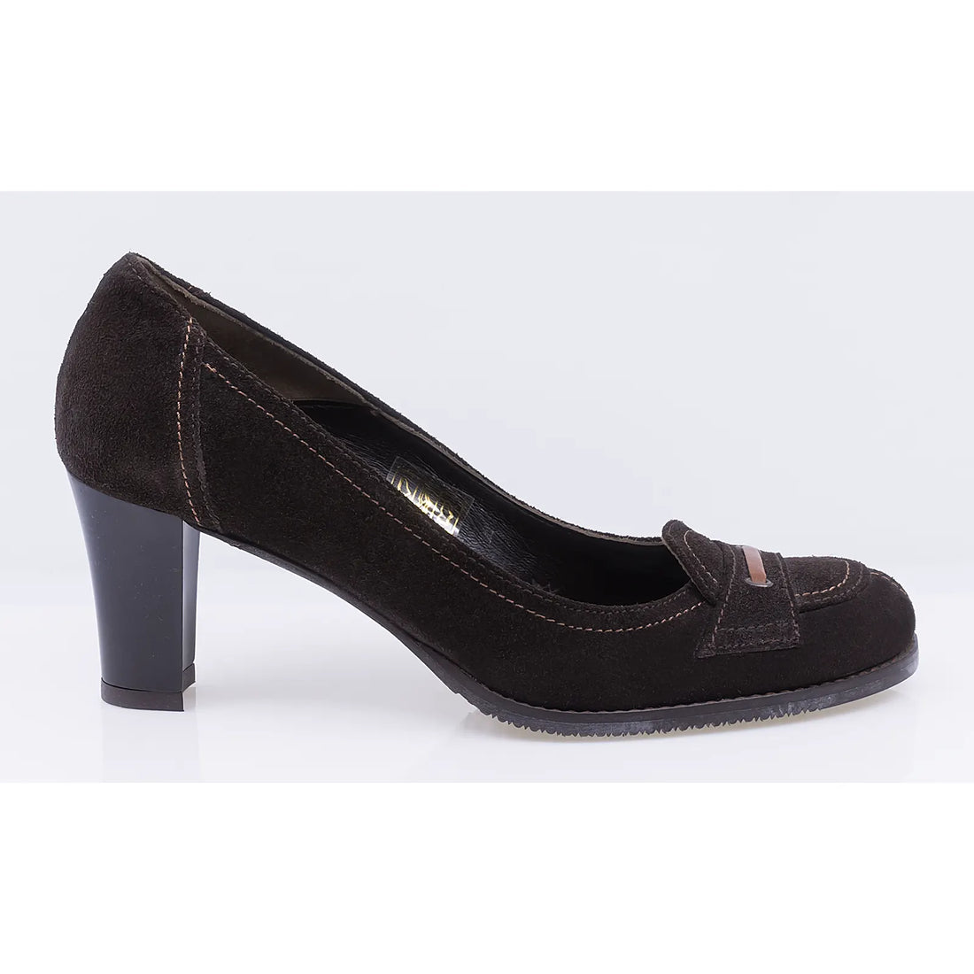 Pantofi dama eleganti piele naturala intoarsa Caspian  294/2 maro