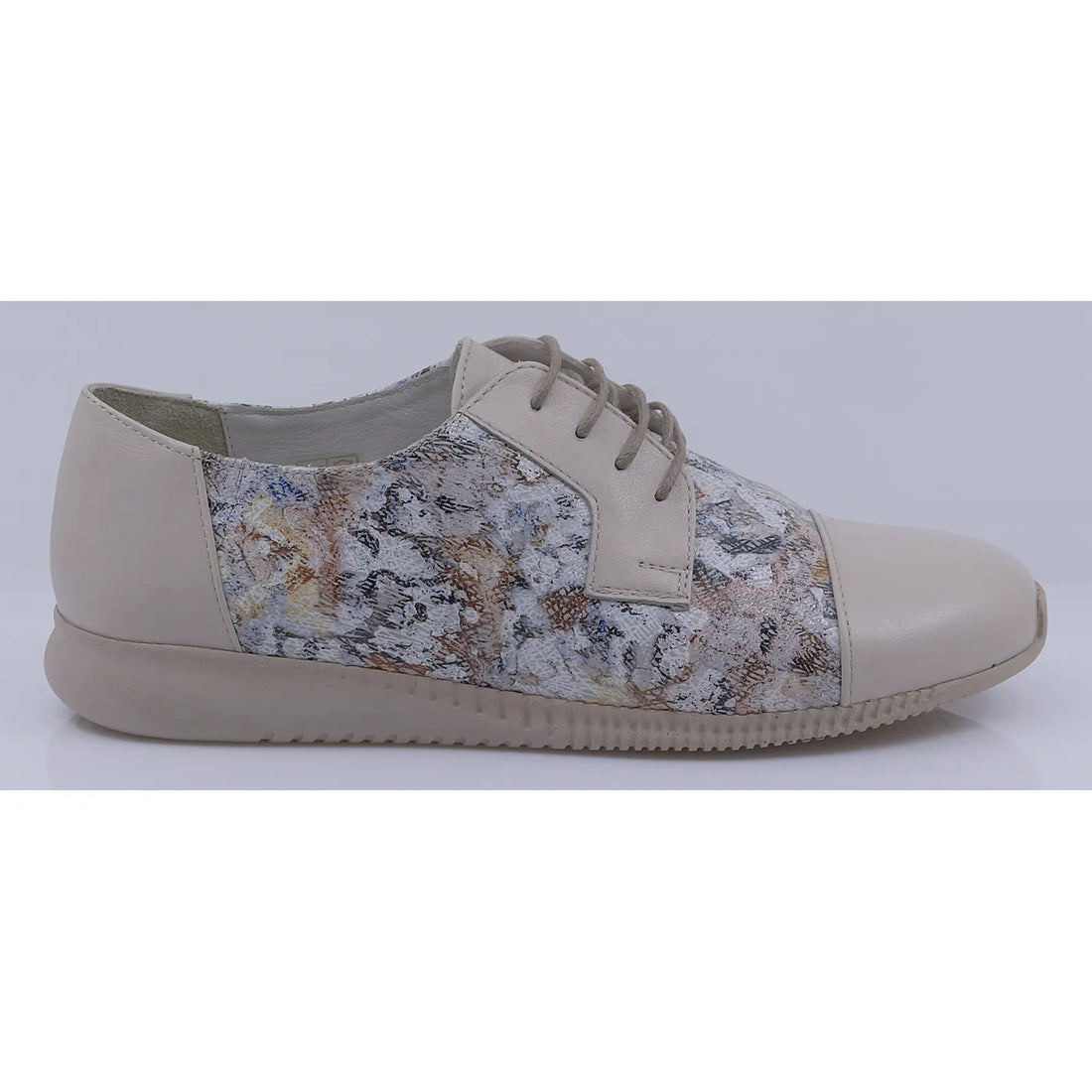 Pantofi dama casual piele naturala florantic Caspian Nadia bej