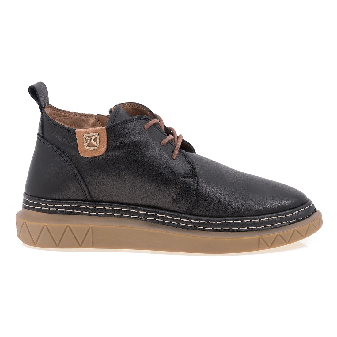Ghete Dama, Caspian, Cas-RE02, Casual, Piele naturala, Negru