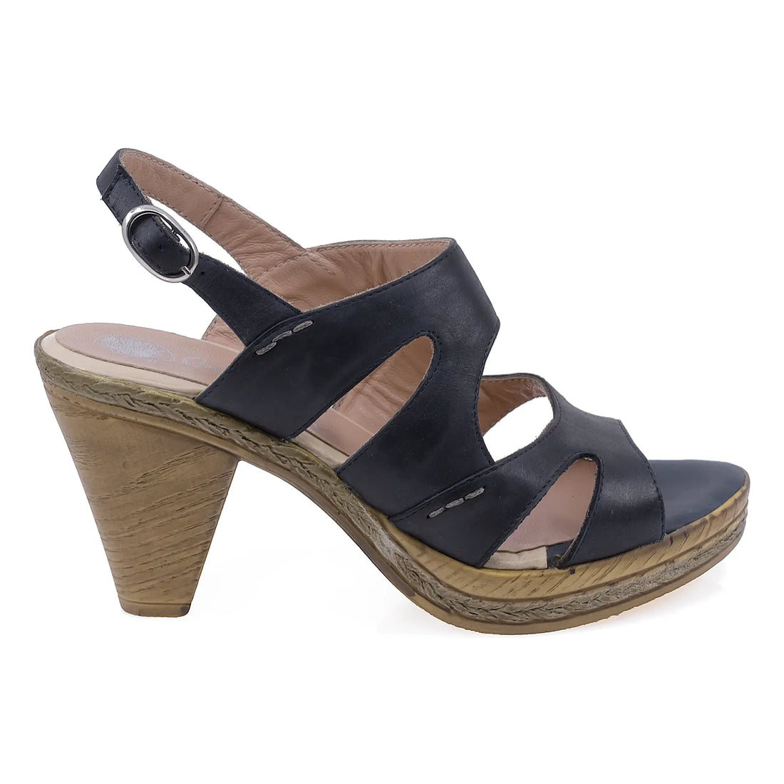 Sandale Dama, Caspian, CAS, Alisa, Casual, Piele naturala, Bleumarin