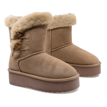 Ghete Dama, ENERGY, ENG-I 1279, Casual, Piele intoarsa, Camel