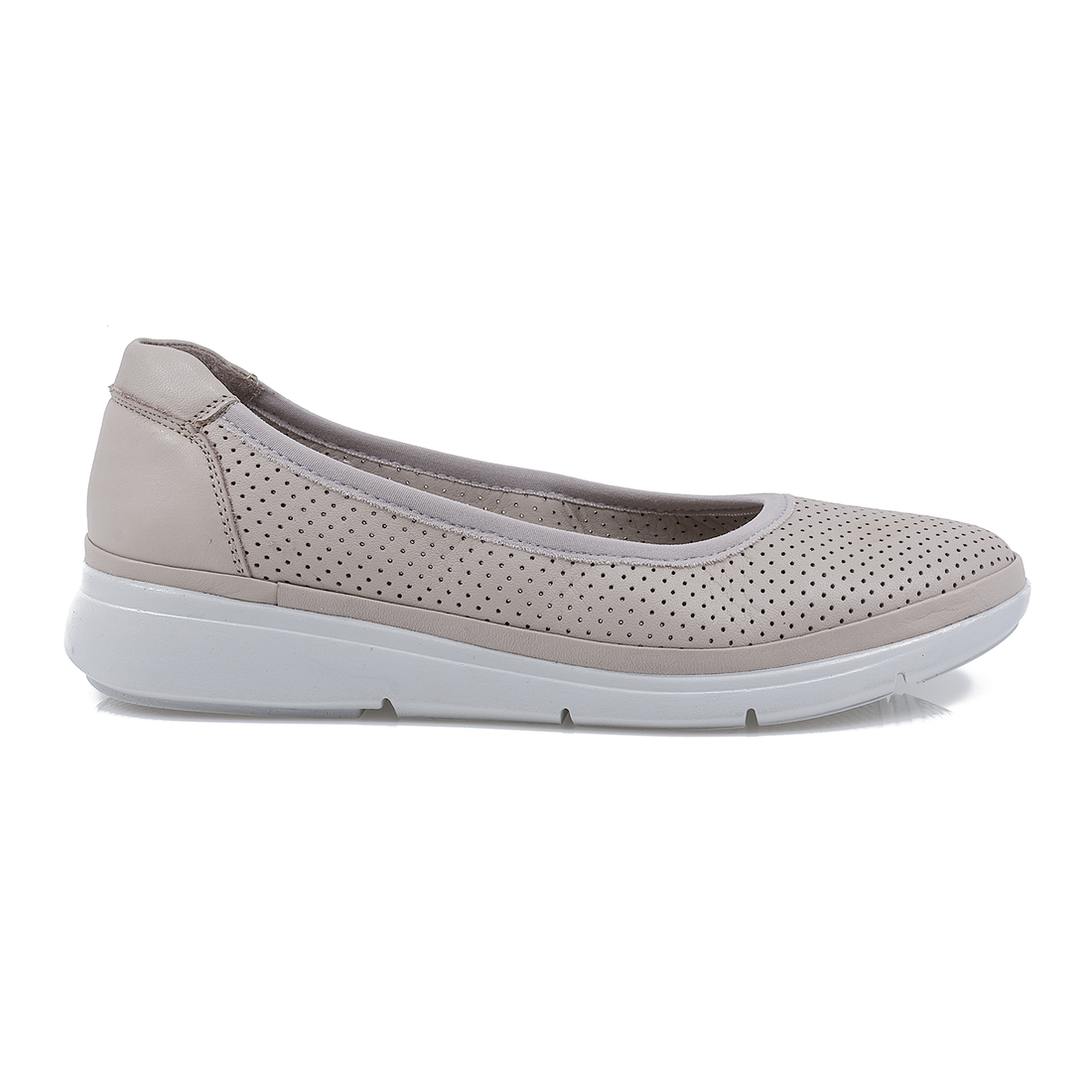 Balerini Dama, Caspian, Cas-628-782, Casual, Piele Naturala, Gri