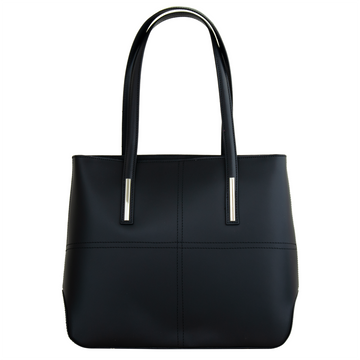 Geanta Dama Piele naturala 40562, negru