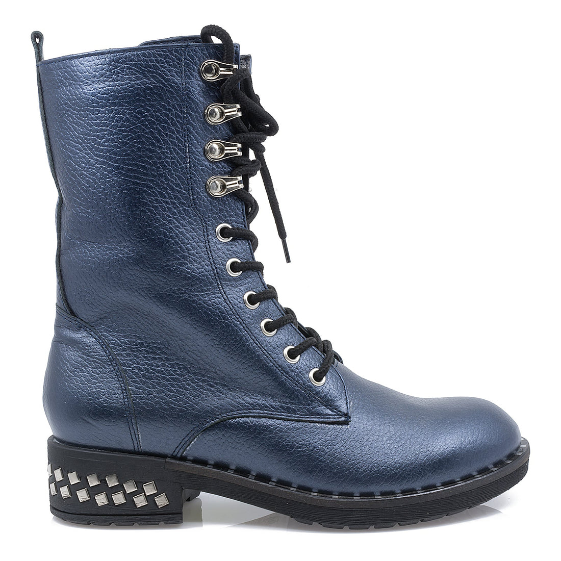 Ghete dama, Caspian, Cas-Dacota, casual, piele naturala, bleumarin