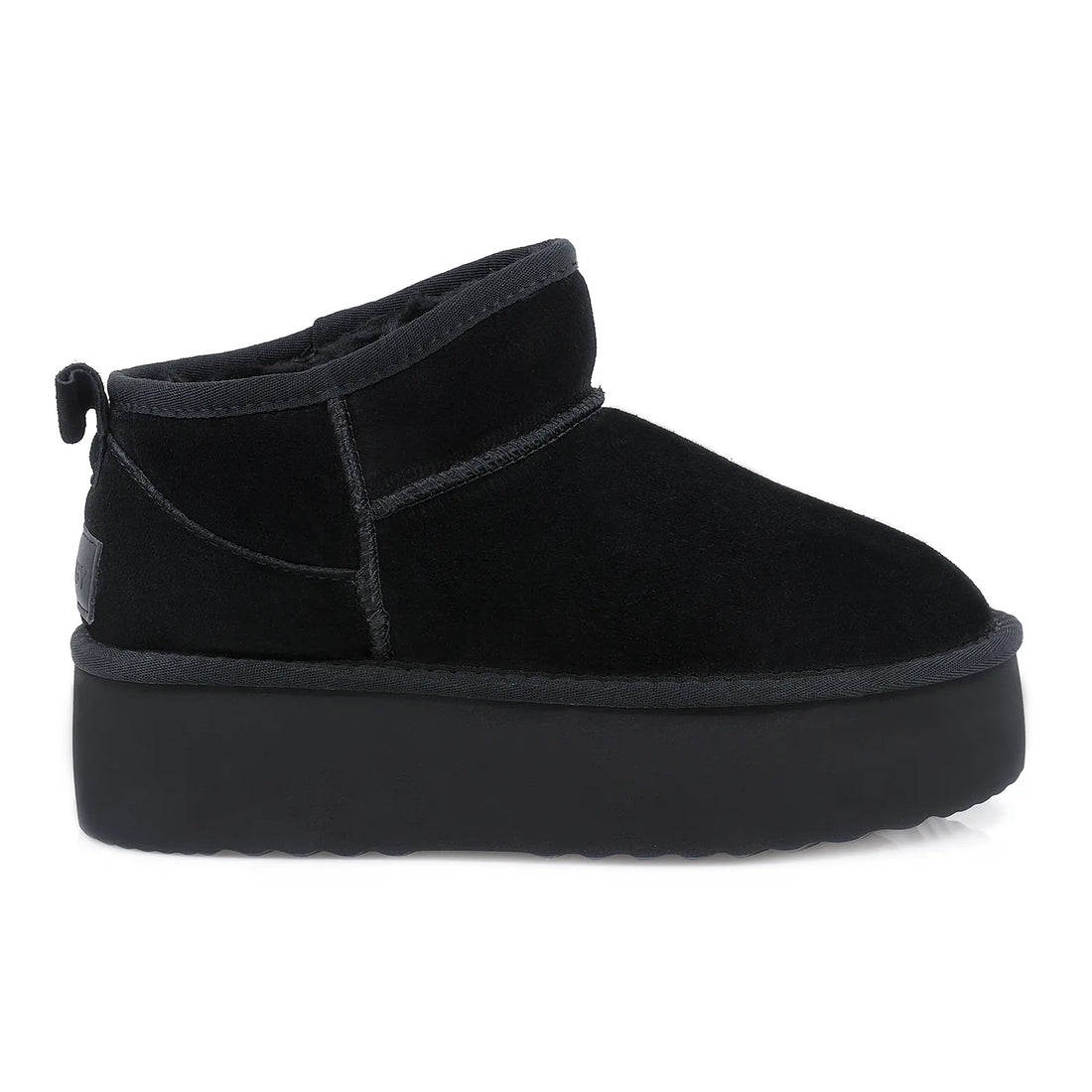 Ghete Dama, ENERGY, ENG-1250, Casual, Piele intoarsa, Negru