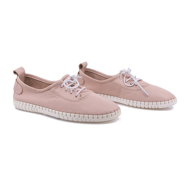 Pantofi Dama, Molly Bessa, MB-500-1722, Casual, Piele Naturala, Roz