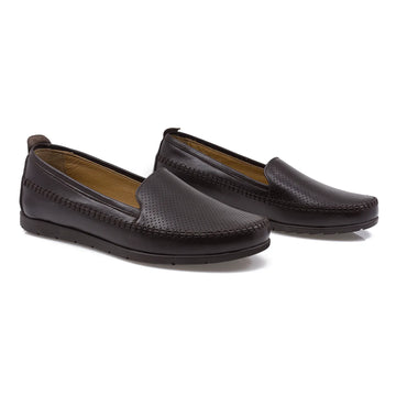 Pantofi dama casual piele naturala 82510 maro