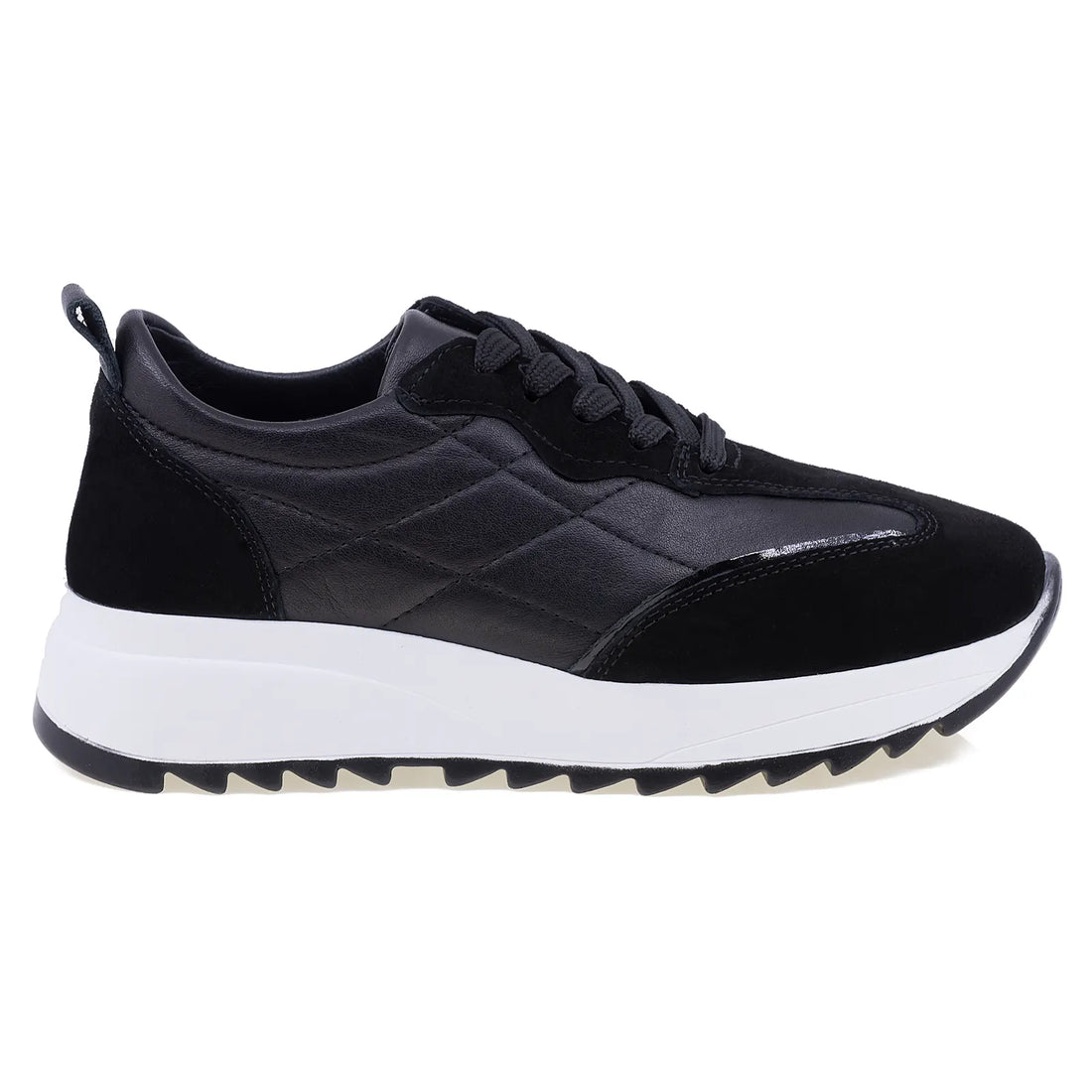 Pantofi dama, Caspian, Cas-2420, Casual, Piele naturala, Negru