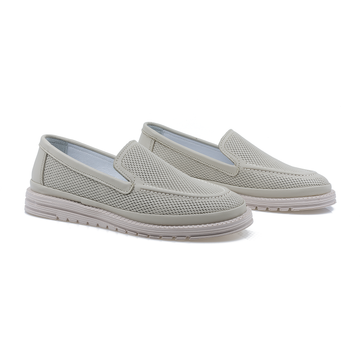 Pantofi Dama, Caspian, 24553, Casual, Piele Naturala, GRI