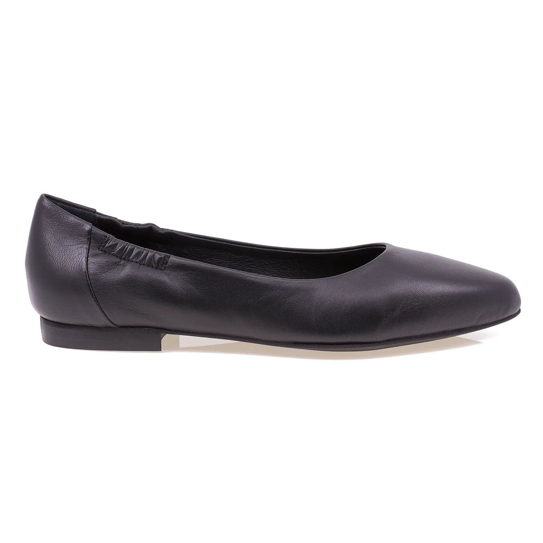 Balerini dama, Caspian, Cas, 990, Casual, Piele naturala, Negru