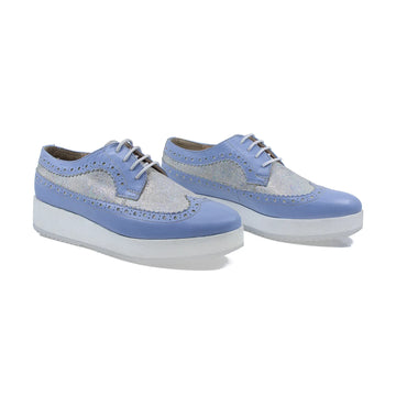 Pantofi dama, Cas-Liza/2, Piele naturala, albastru