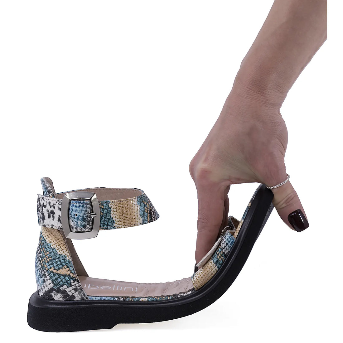 Sandale Dama, Bellini, BEL, 2204-159, Casual, Piele naturala lacuita, Multicolor