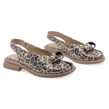 Sandale Dama, Bellini, BEL, 32106-73, Casual, Piele Naturala, Leopard