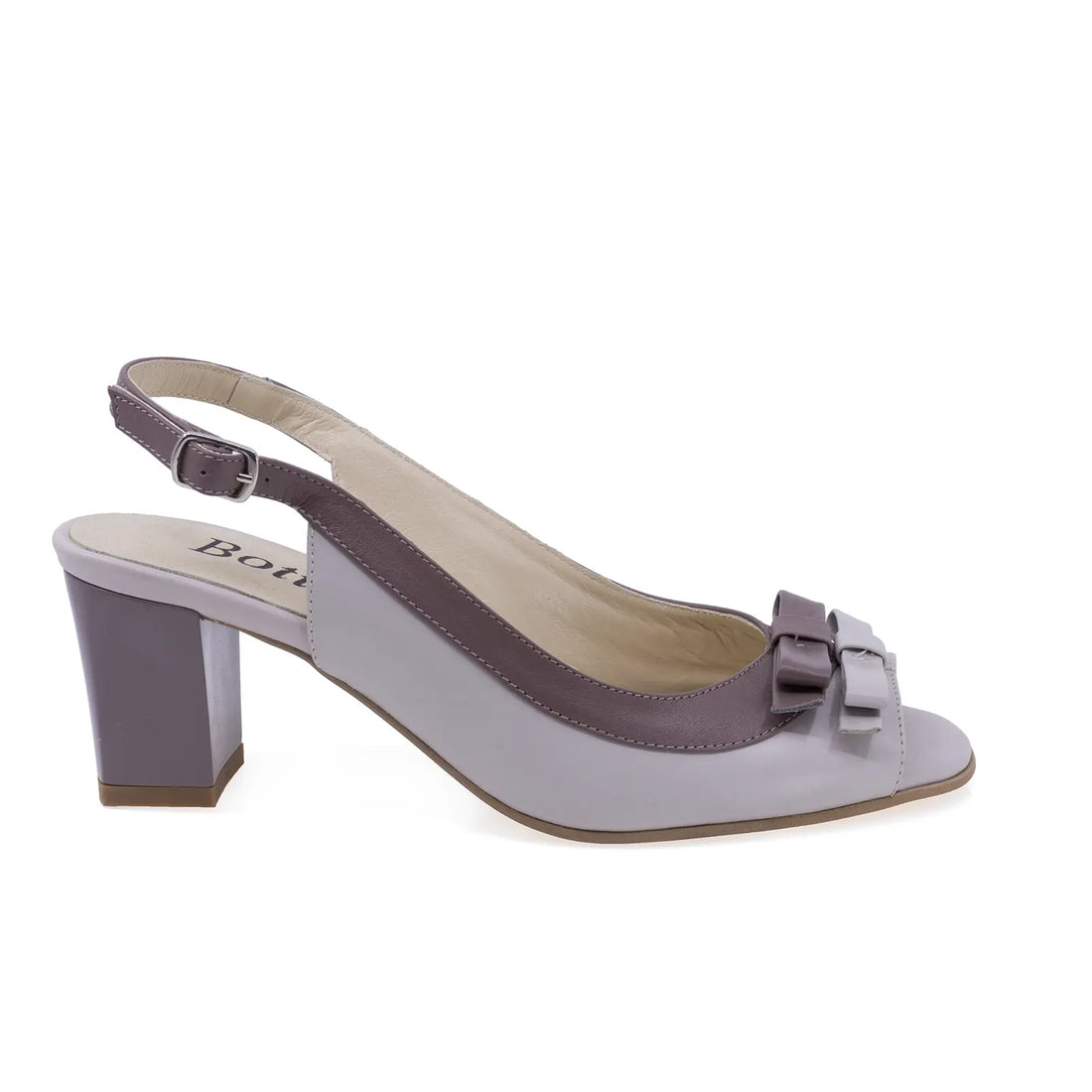 Sandale Dama, Botta, BTT, 458, Elegante, Piele naturala, Grej