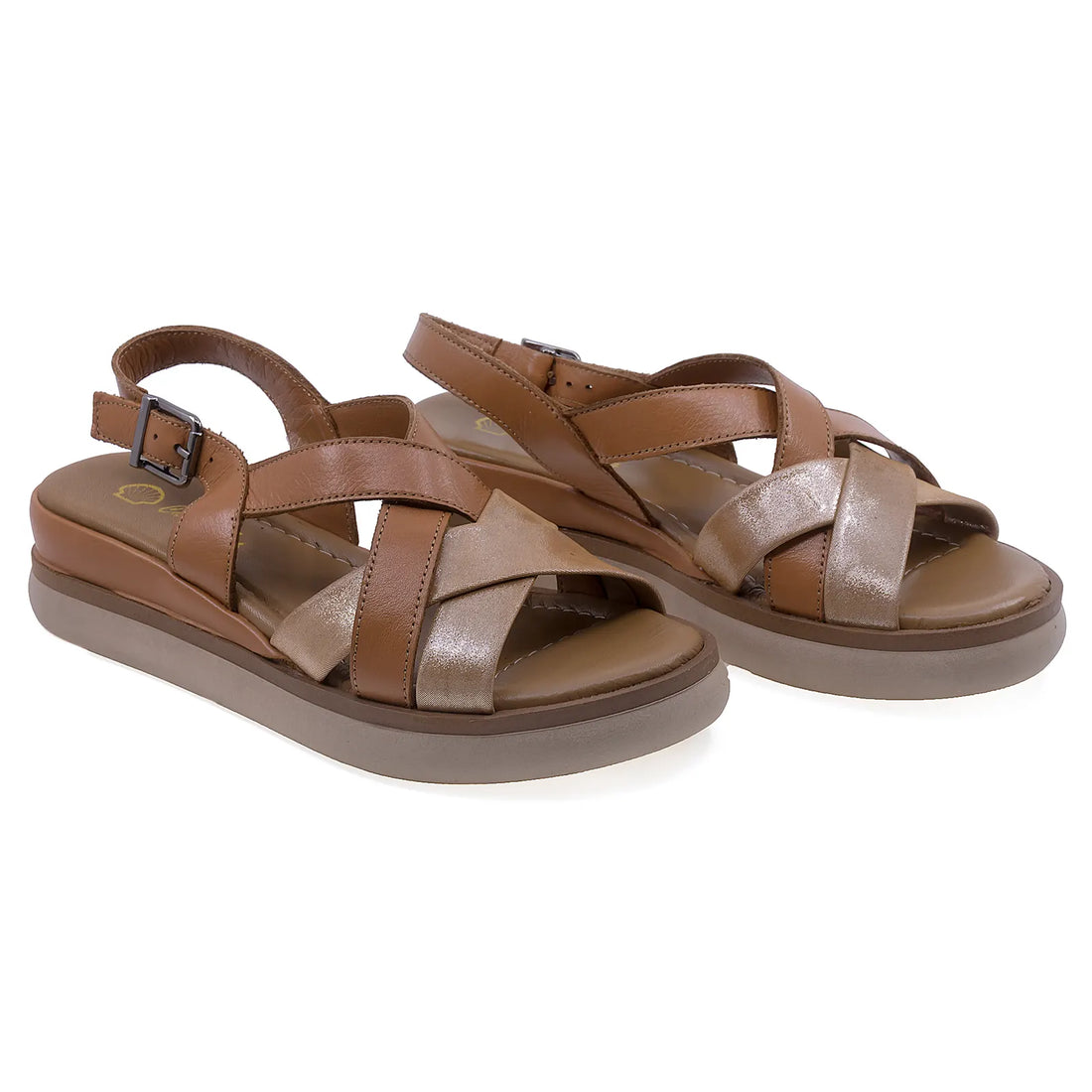 Sandale-dama-Caspian-Cas-23808-casual-piele-naturala-tan