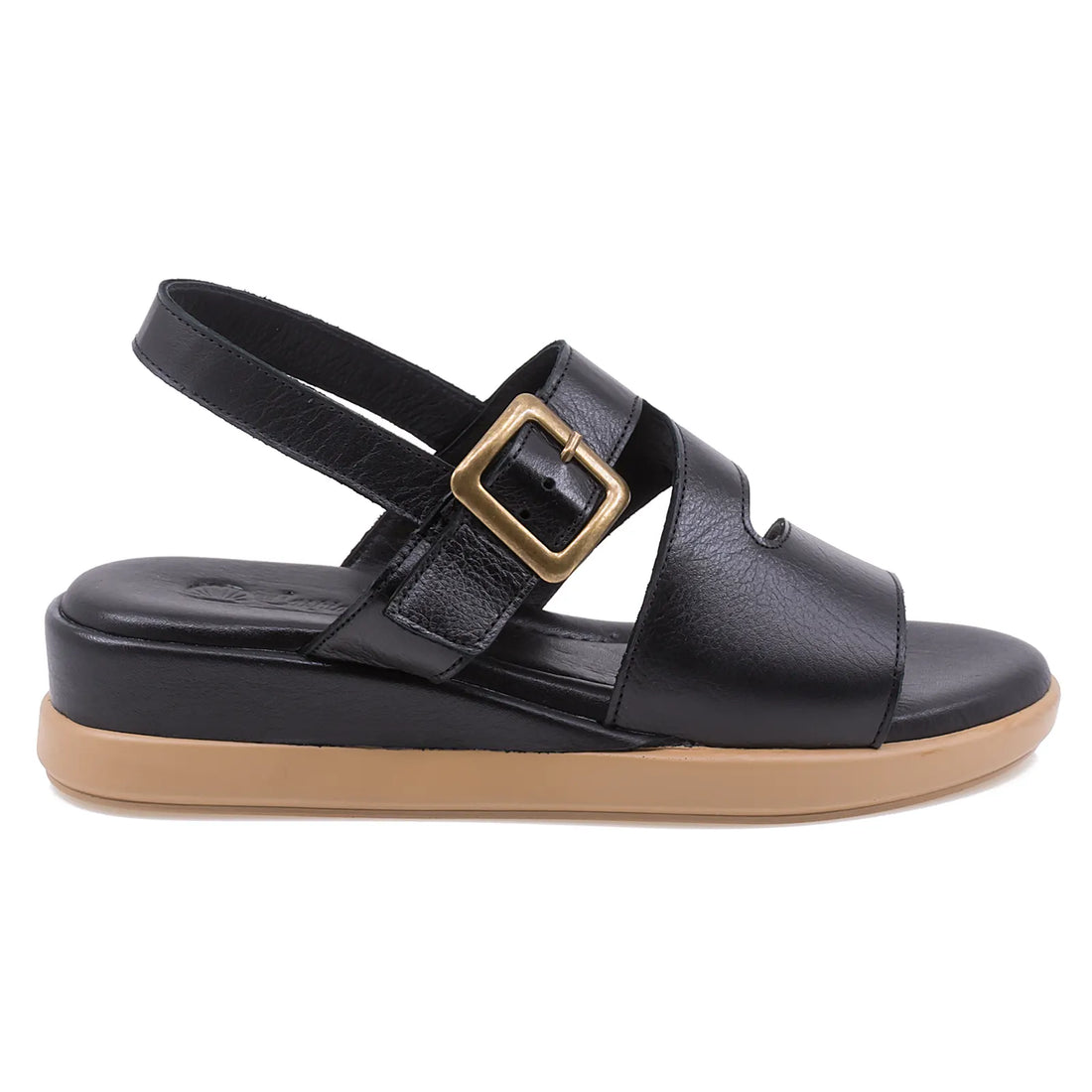 Sandale Dama, Caspian, CAS, 25119-25211, Casual, Piele Naturala, Negru