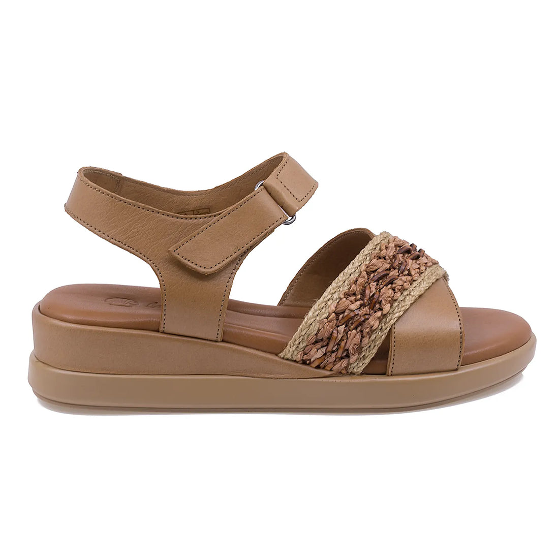 Sandale Dama, Caspian, CAS, 25128-25211, Casual, Piele Naturala, Coniac