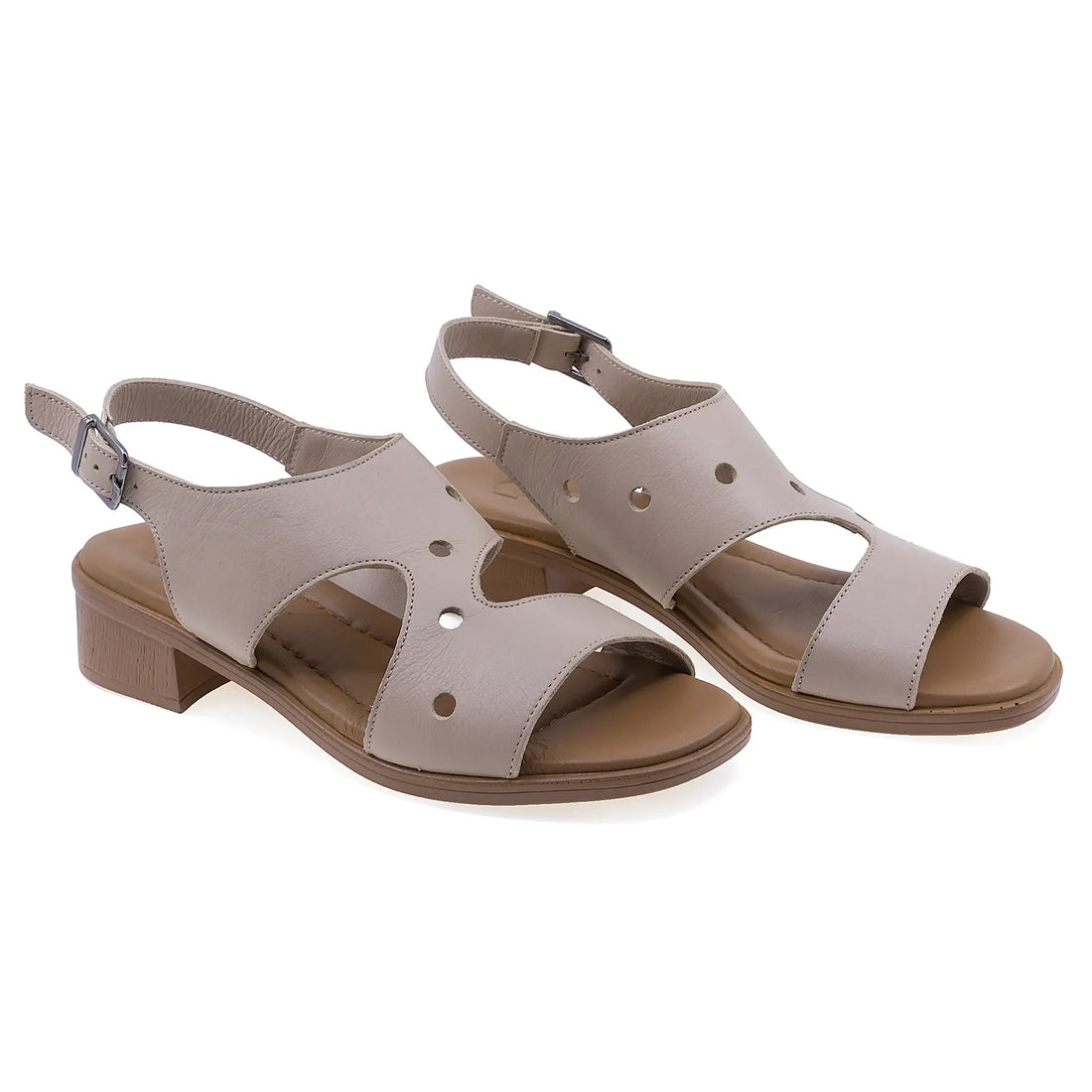 Sandale-dama-Caspian-Cas-6002-casual-piele-naturala-bej