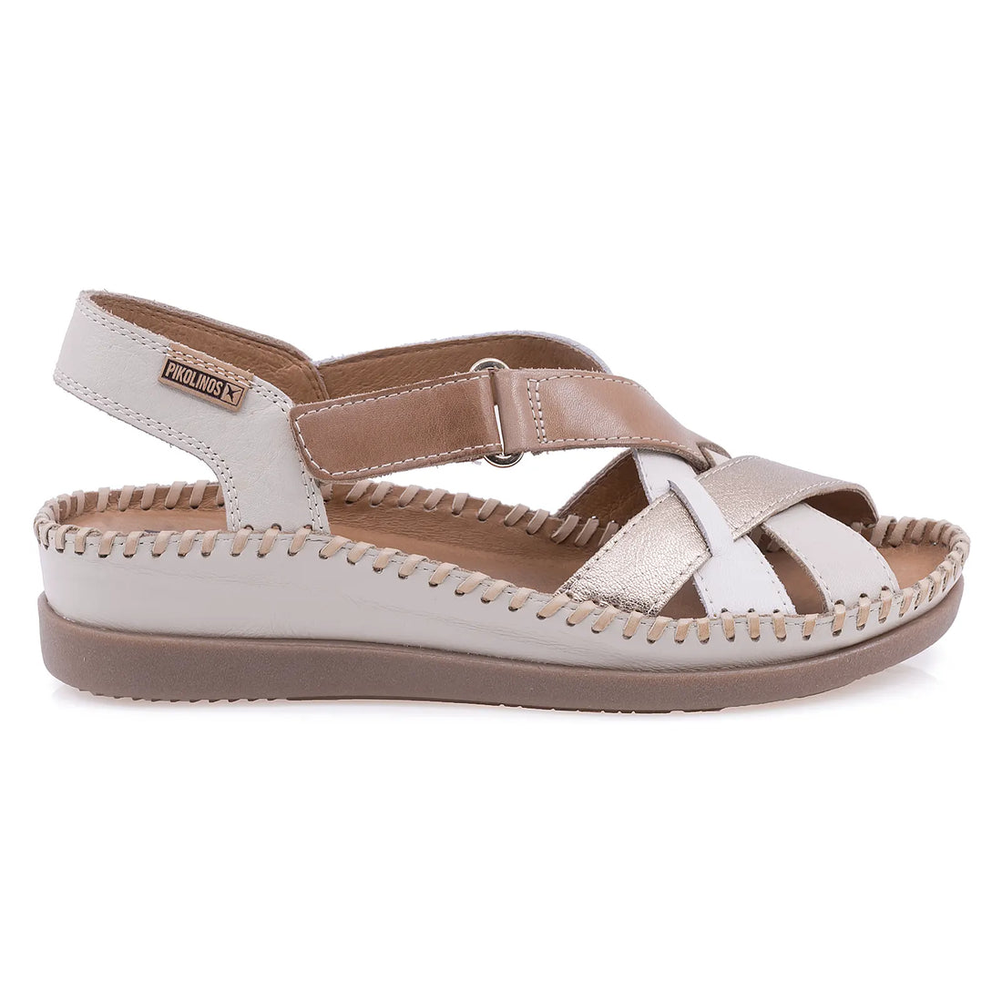 Sandale Dama, Pikolinos, PKO, W8K-0741, Casual, Piele Naturala, Bej